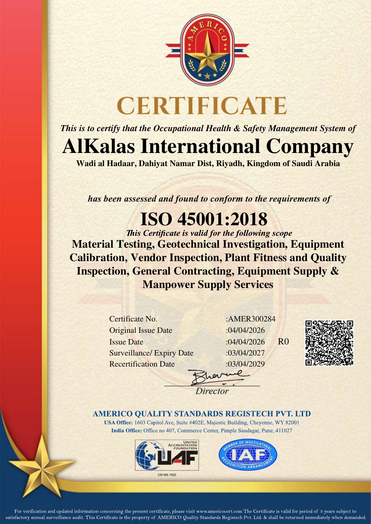 ISO 45001:2018