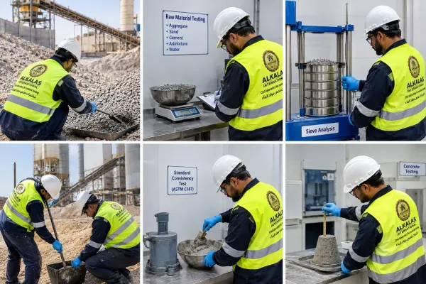 Batching Plant Raw Material Testing Project